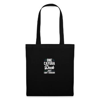 Cayuga Canard Enclos Nourriture Animal En Peluche Cayuga - Sac en tissu - noir - Devant