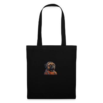 Carlin Austronaute - Sac en tissu - noir - Devant