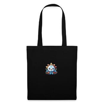 Flocon de neige pour les enfants - Sac en tissu - noir - Devant