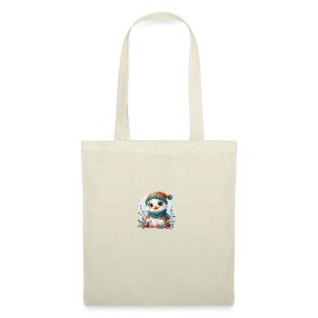 Snowman for children in the shape of a chick - Tote Bag - nature - Front