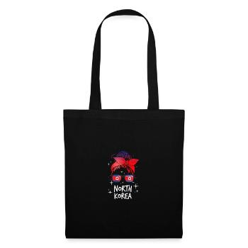 Corée du Nord - Sac en tissu - noir - Devant