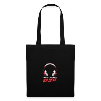 Can't Hear You - I'm Gambling - Tote Bag - black - Front