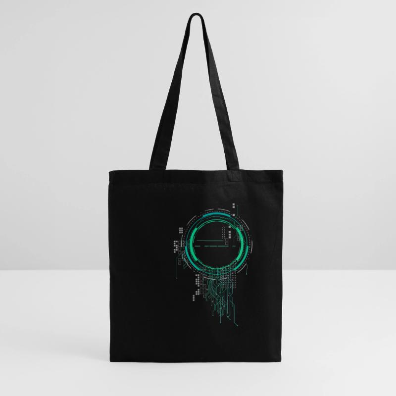 CPU PC PCB Spaceship Code Nerd PC Pixel Coder Sac en tissu