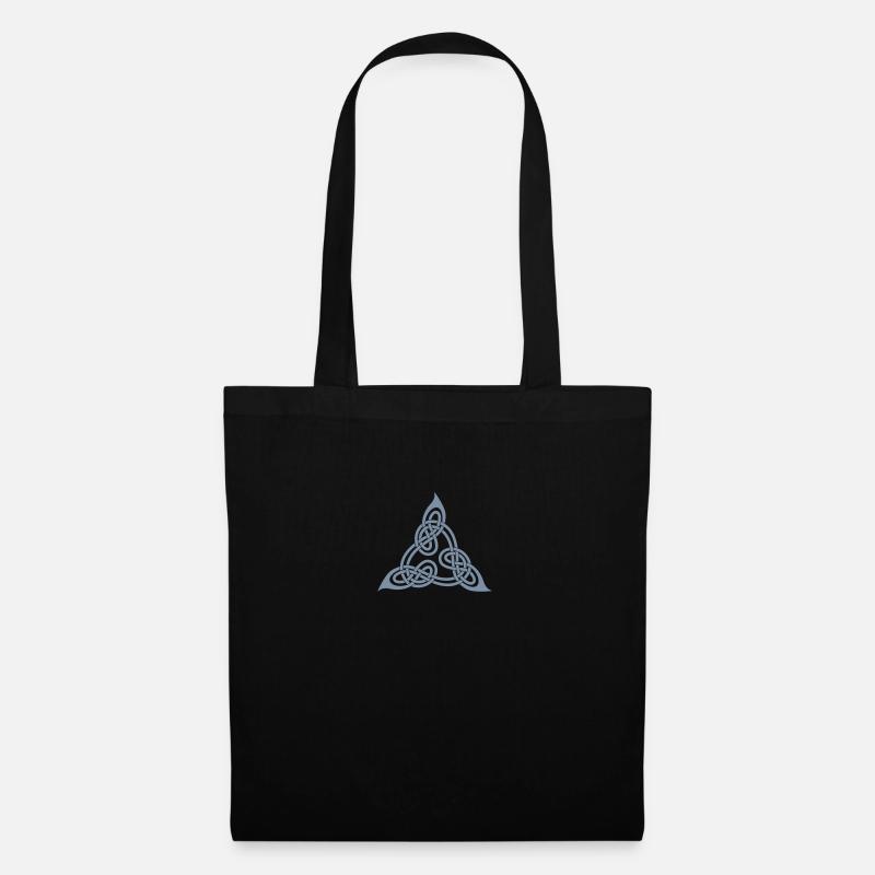 Nœud celte - Sac en tissu - noir