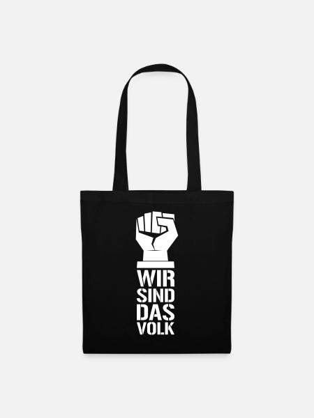 WIR SIND DAS VOLK - Stoffbeutel - Schwarz