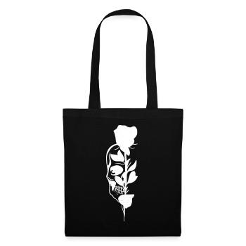 Rose with Skull Rose and Skull - Tote Bag - black - Front