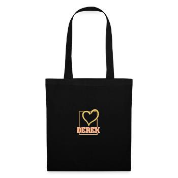Heart Derek - Tote Bag - black - Front
