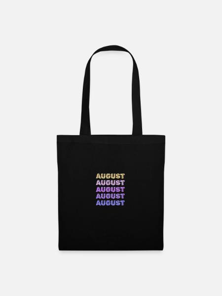 August August - Stoffbeutel - Schwarz
