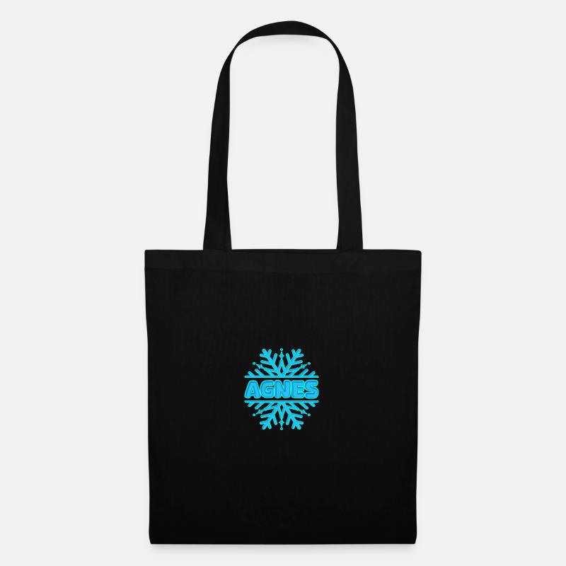 Geschenk für Agnes - Stoffbeutel - Schwarz