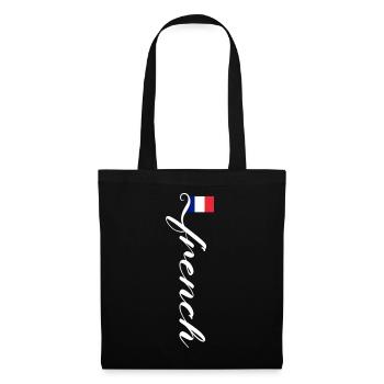 France - Sac en tissu - noir - Devant