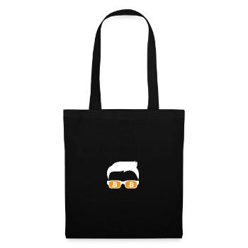 Bitcoin Sunglasses - Stoffbeutel - Schwarz - Vorne