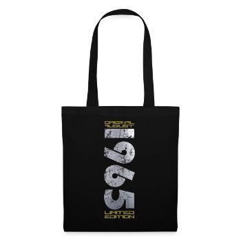 60e anniversaire Original août 1965 Né en 1965 - Sac en tissu - noir - Devant