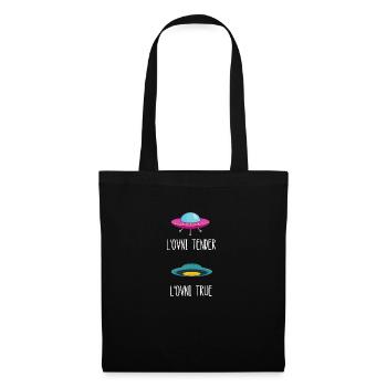 l'ovni tender l'ovni true - Sac en tissu - noir - Devant