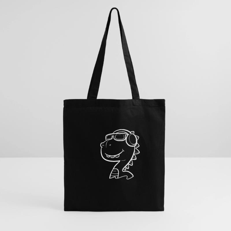 Cooles Dino. Unermäßiger oder kühl Gift Stoffbeutel