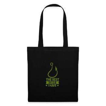 Angler Fishing Hook Fishing Rod Sport Fisherman - Tote Bag - black - Front