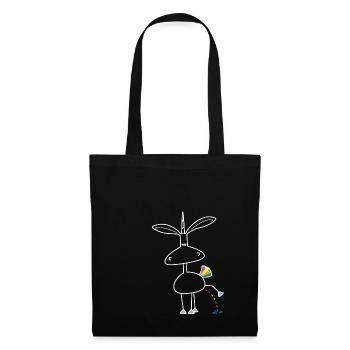 Dru - colorful pee - Tote Bag - black - Front