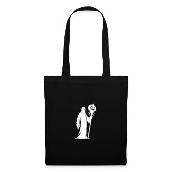 Citrouille d’Halloween magique effrayante - Sac en tissu - noir - Devant