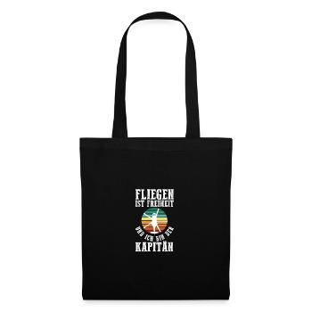 Pilot Flying Aviator Helicopter Helicopter - Tote Bag - black - Front