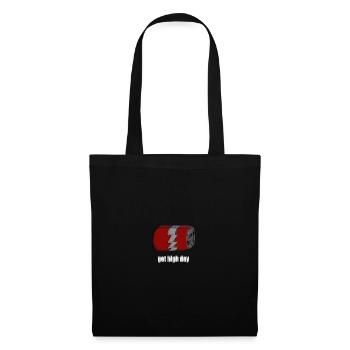 get high day - Stoffbeutel - Schwarz - Vorne