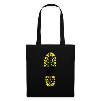 course a pied en enfer - Sac en tissu - noir - Devant