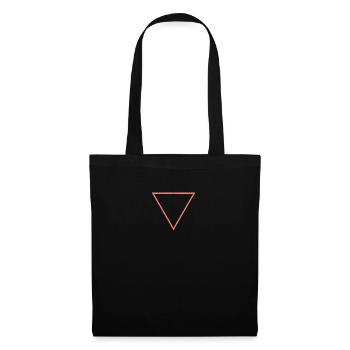 triangle pink - Tote Bag - black - Front
