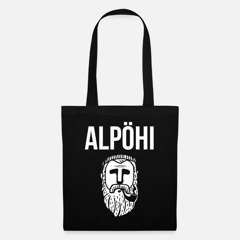 Alpöhi - Stoffbeutel - Schwarz