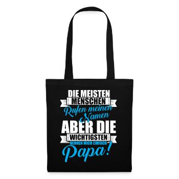 Dad - The most important people call me dad - Tote Bag - black - Front