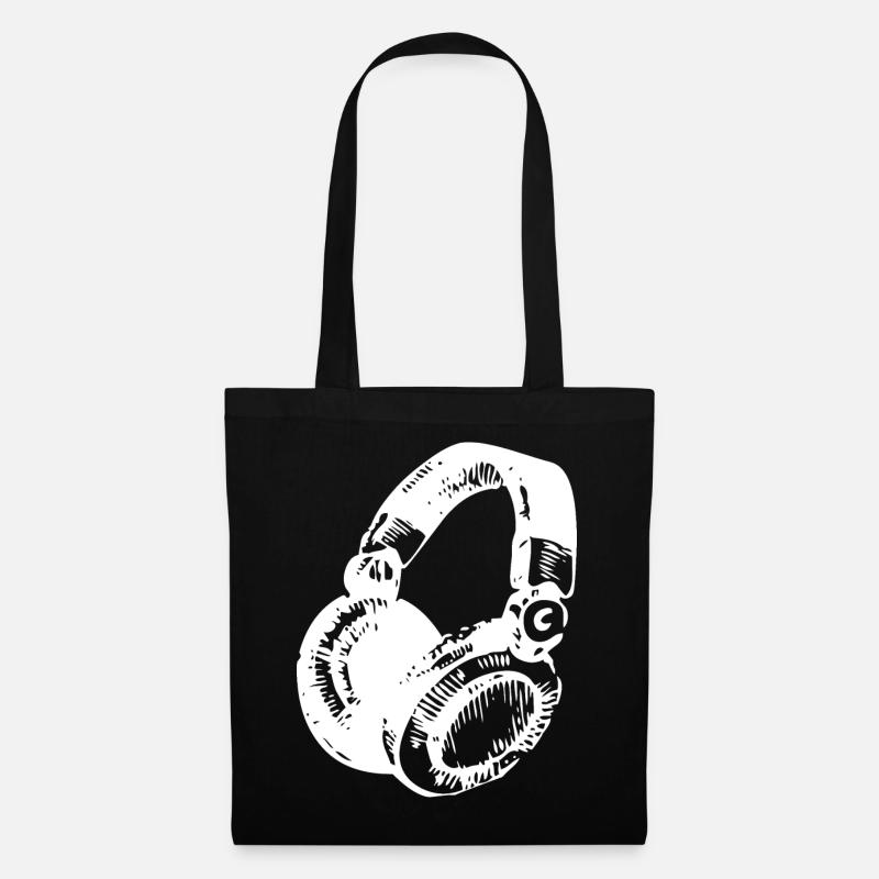 DJ Headset - Tote Bag - black