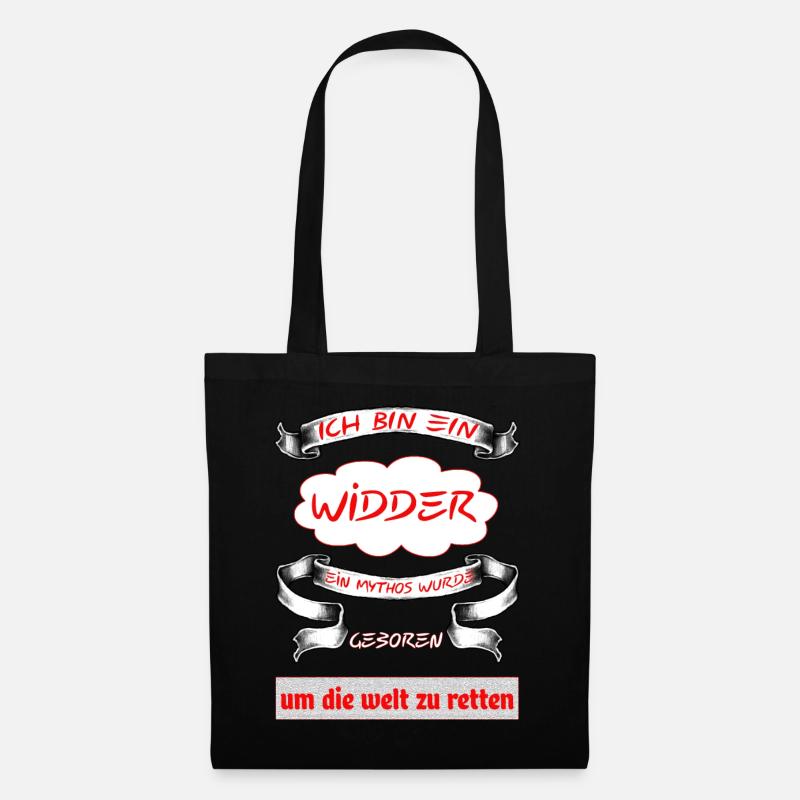 Zodiac Aries - Tote Bag - black