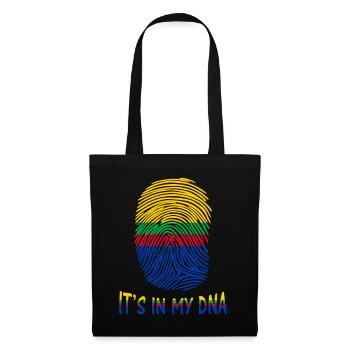 t shirt flag of Appingedam it's in my dna - Tote Bag - black - Front
