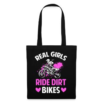 Motocross Motorcyclist Motor Race - Tote Bag - black - Front