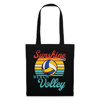 Design Beach Volleyball - Tote Bag - black - Front
