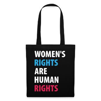 Women's Right Are Human Rights - Tote Bag - black - Front