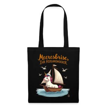 Sail unicorn ahoy ! - Tote Bag - black - Front
