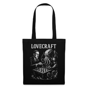 Conception d'échecs Octopus inspirée de Lovecraft - Sac en tissu - noir - Devant