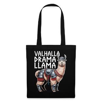 Valhalla Drame Lama - Sac en tissu - noir - Devant