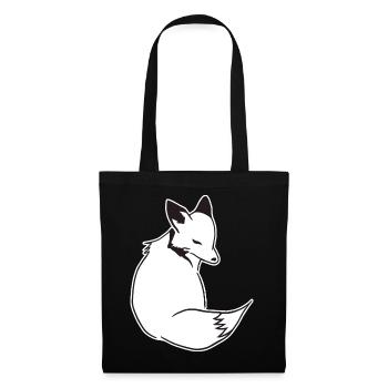 Fox Comic : intelligent, style Foxy & Manga - Sac en tissu - noir - Devant