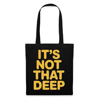 Ce n’est pas si profond - Sac en tissu - noir - Devant