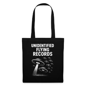 Chemise pour DJs, amateurs de vinyles et fans de musique - Sac en tissu - noir - Devant