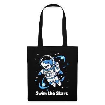 Space Shark Astronaut - Tote Bag - black - Front