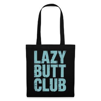 Lazybuttclub Gym Fitness Workout - Tote Bag - black - Front