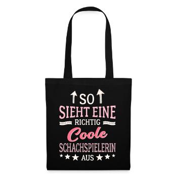 Voilà à quoi ressemble un joueur d’échecs vraiment cool - Sac en tissu - noir - Devant