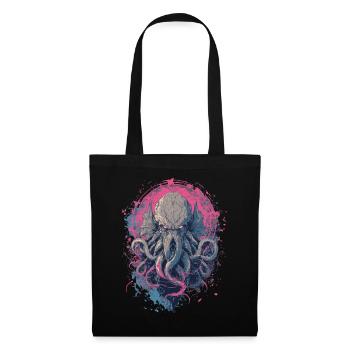 Cosmic Tentacle Creature – Dark Horror Art - Tote Bag - black - Front