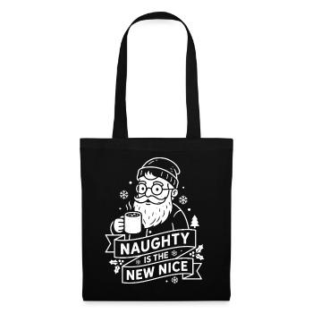 Naughty Is The New Nice Christmas Humor - Tote Bag - black - Front