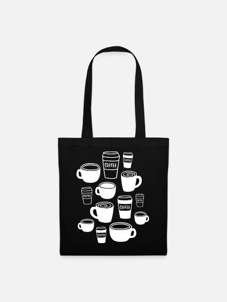 Coffee Kaffeebecher - Stoffbeutel - Schwarz