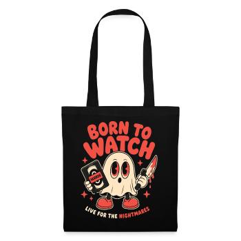 Born To Watch Horror Nightmares - Tote Bag - black - Front