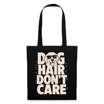 Dog Hair Don't Care Funny Dog - Tote Bag - black - Front