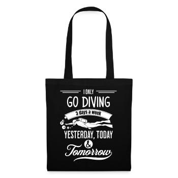 Funny Scuba Quote - Tote Bag - black - Front