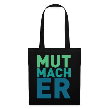 Mutmacher - Stoffbeutel - Schwarz - Vorne