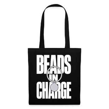 Beads on Charge – Perlen Schlüsselring - Stoffbeutel - Schwarz - Vorne